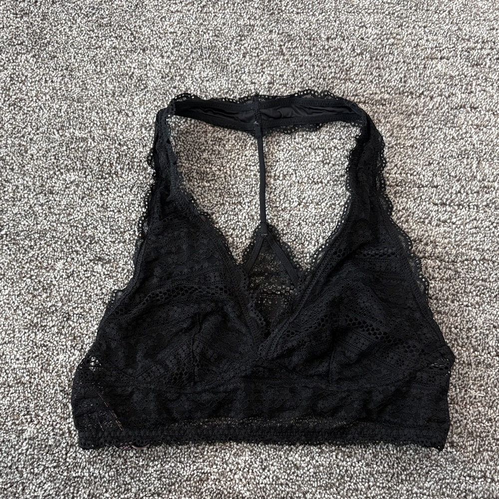 Elegant Black Lace Bralette
